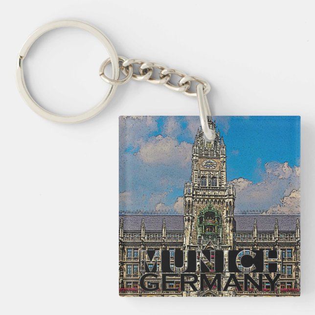Munich Key Ring (Front)