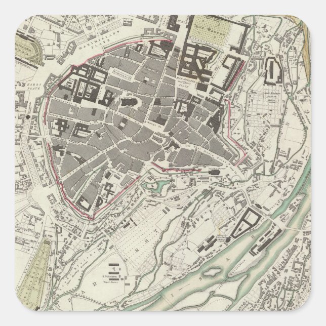 Munich Muenchen Square Sticker (Front)