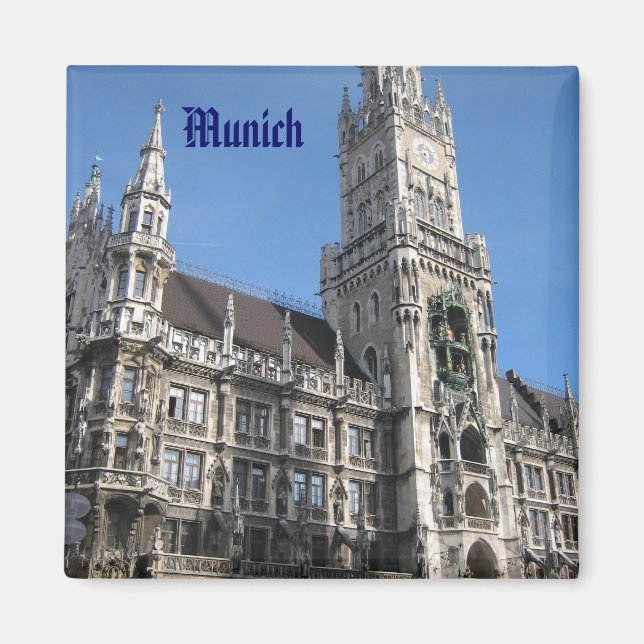Munich Rathaus Magnet (Front)