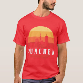 Munich Retro Skyline friends T-Shirt