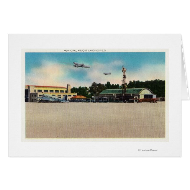 Municipal Airport Landing Field Scene (Front Horizontal)