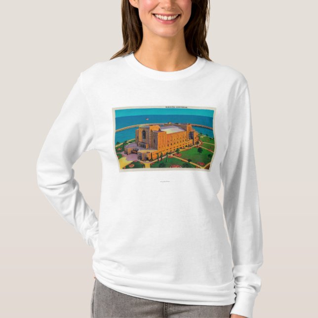Municipal Auditorium at Long Beach, California T-Shirt (Front)