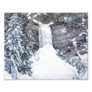 Munising Falls Froze Over - Upper Michigan Photo Print