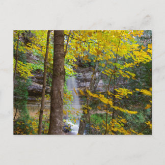 Munising falls in Fall, Munising, Michigan Postcard