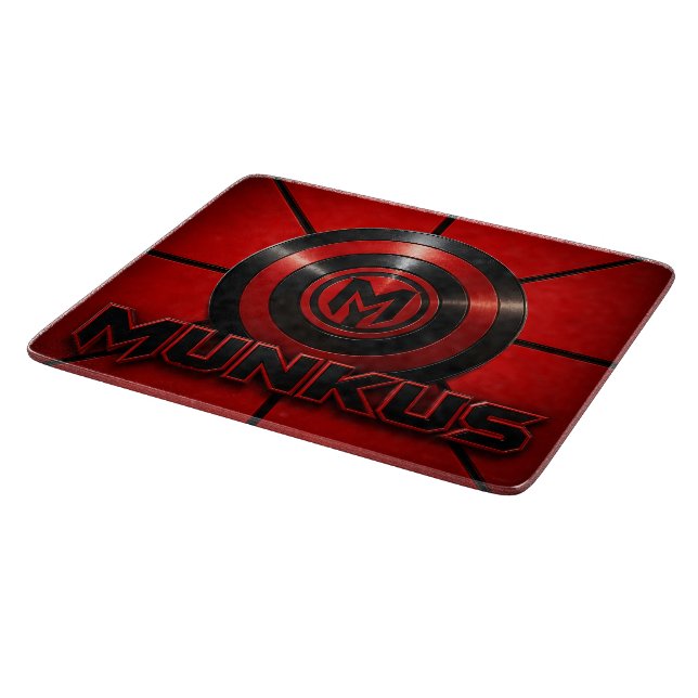 munkus Glass chopping board/kitchen accessories Cutting Board (Corner)