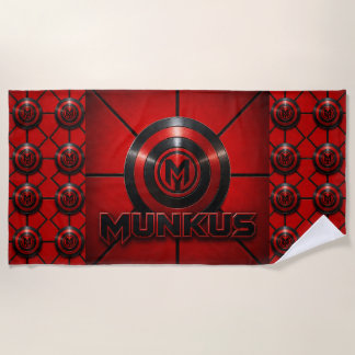 munkus/l Ultimate emblem/Beach towel/bathroom towe Beach Towel