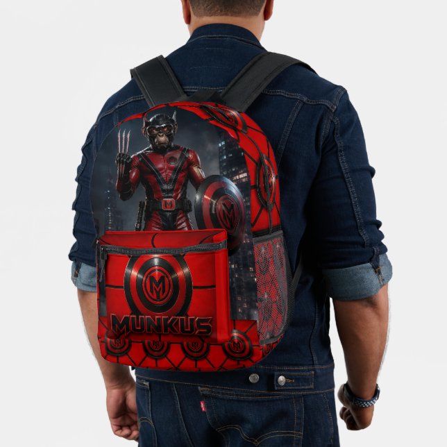 munkus superhero/school backpack/superheroes printed backpack (Insitu (Model))