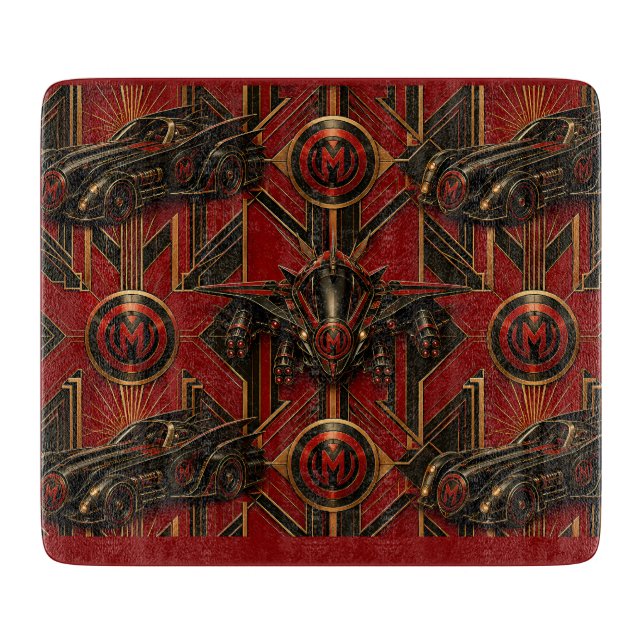 munkus vehicle  chopping board/kitchen decor cutting board (Front)