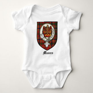 Munro Clan Crest Badge Tartan Baby Bodysuit