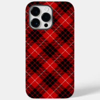 Munro tartan red black plaid