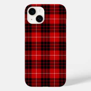 Munro tartan red black plaid Case-Mate iPhone 14 case