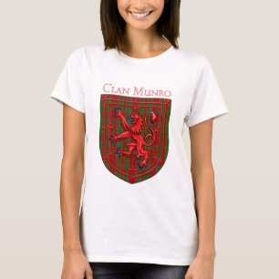 Munro Tartan Scottish Plaid Lion Rampant T-Shirt