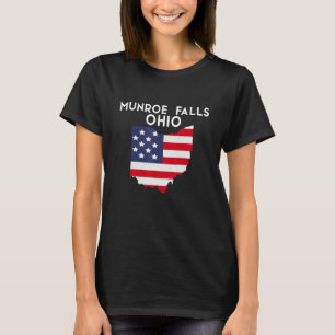 Munroe Falls Ohio USA State America Travel Ohioan T-Shirt