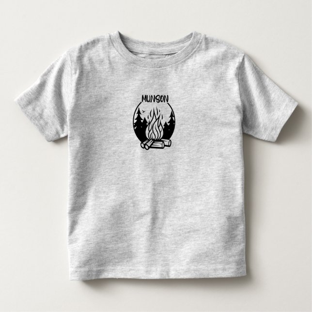 Munson Camping Toddler T-Shirt (Front)