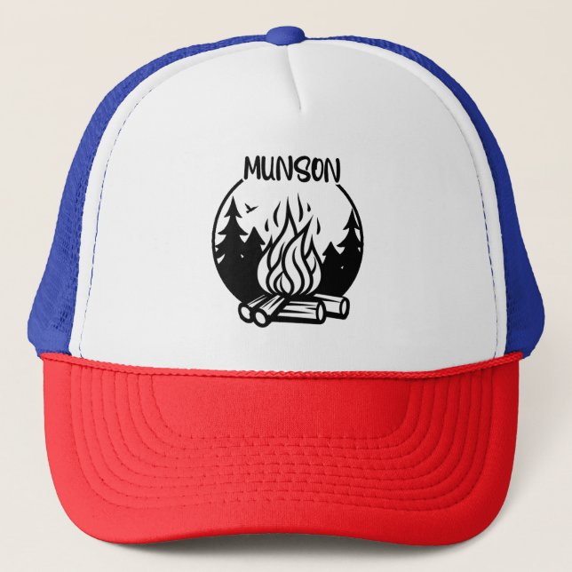 Munson Camping Trucker Hat (Front)