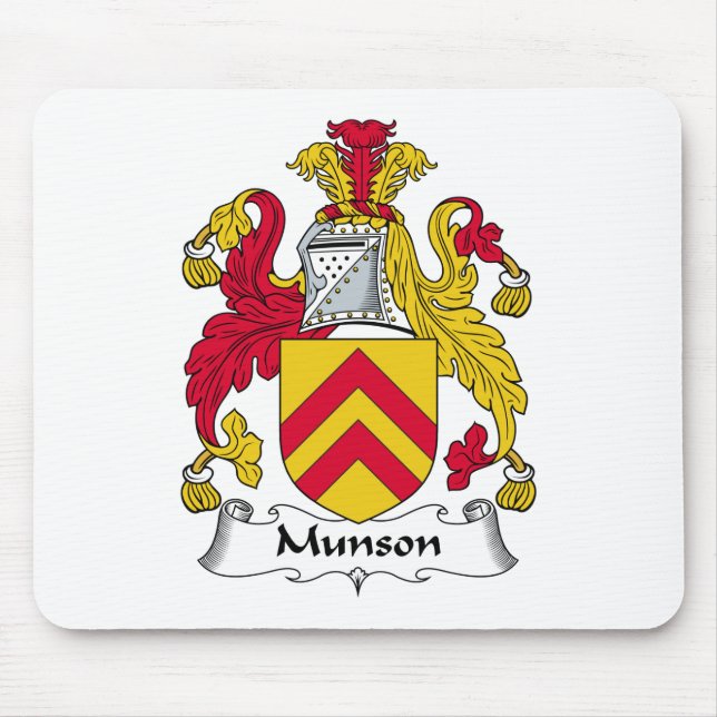 Munson Family Crest Mouse Pad (Front)