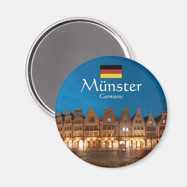 Münster Germany Souvenir Magnet (Front/Back)