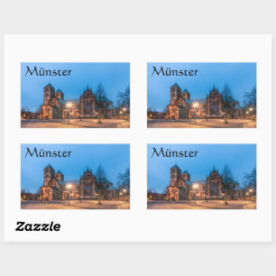 Münster Souvenir Rectangular Sticker
