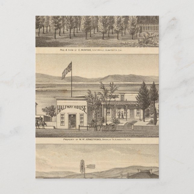 Munyan, Armstrong, Kapp properties Postcard (Front)