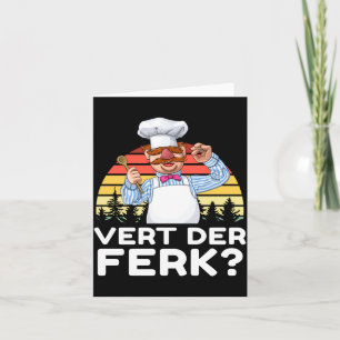 Muppet Show Swedish Chef Expletive New Funny Stic Card