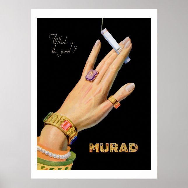 MURAD (Vintage 1920s ads) Poster (Front)