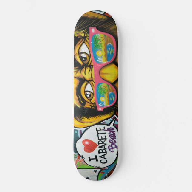 Mural Artwork Street Murals Mural Urban Design Skateboard (Front)