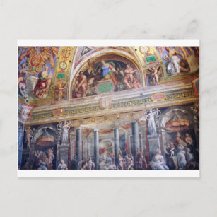 Mural in the Vatican Museum Postcard