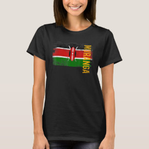 Muranga Kenya Flag For Kenyans Men Women Kids T-Shirt