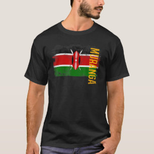 Muranga Kenya Flag For Kenyans Men Women Kids T-Shirt