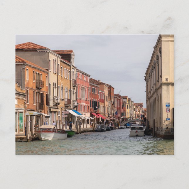 Murano Canals Postcard (Front)