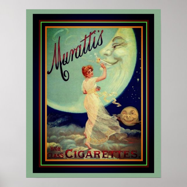 Murattis High Class Cigarettes Ad 16 x 20 Poster (Front)