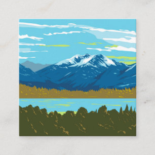 Murchison Mountains in Fiordland National Park WPA Enclosure Card