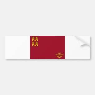 murcia region flag spain province bumper sticker