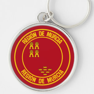 Murcia Round Emblem Key Ring