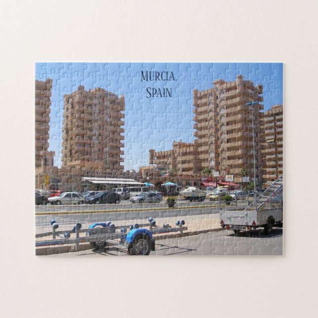 Murcia Spain Spanish town buildings Jigsaw Puzzle (Horizontal)