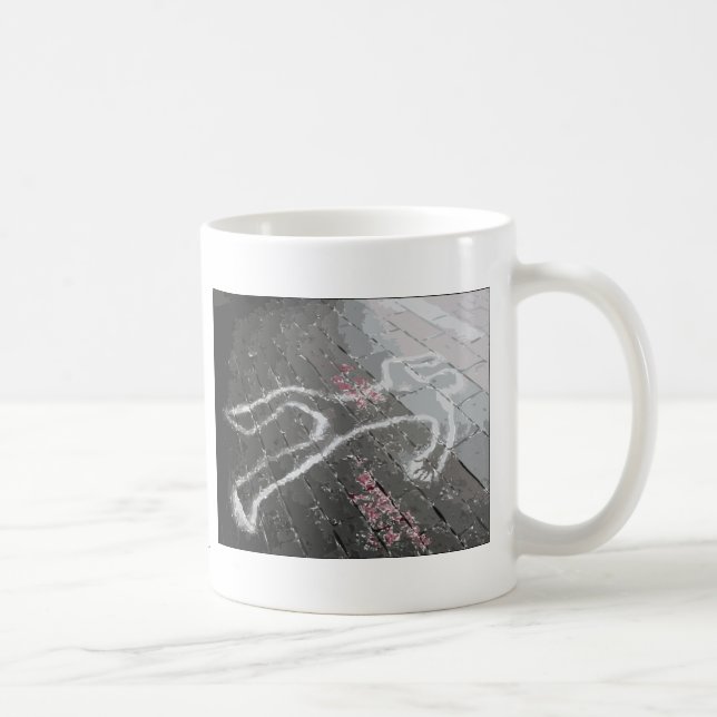 Murder Around Here Lately Coffee Mug (Right)