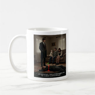 Murder in the Living Room Coffee Mug