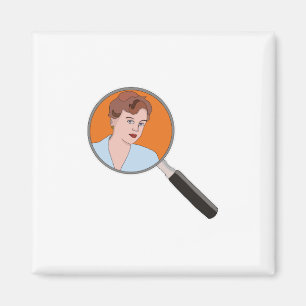 Murder Mysteries Detective and Writer Magnet