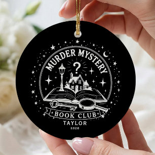 Murder Mystery Book Club Ornament