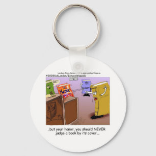 Murder Mystery Courtroom Drama Funny Tees & Gifts Key Ring