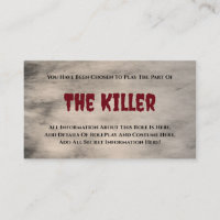 Murder Mystery Party