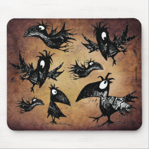 Murder of Crows Mouse Pad