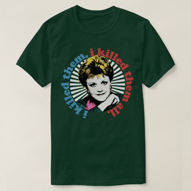 Murder She Wrote 80s Retro TV Design 2 T-Shirt (Design Front)