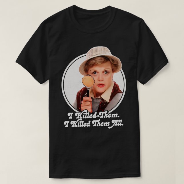 Murder She Wrote 80s Retro TV Design 3 T-Shirt (Design Front)