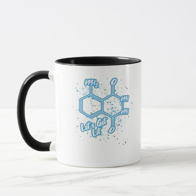 Murderino Crime Lover Luminol Let's Get Lit  Mug (Left)