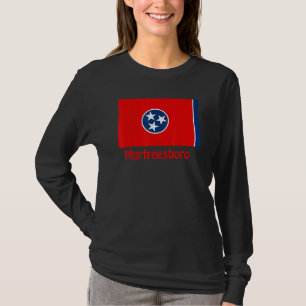 Murfreesboro Tennessee Usa Flag Souvenir T-Shirt