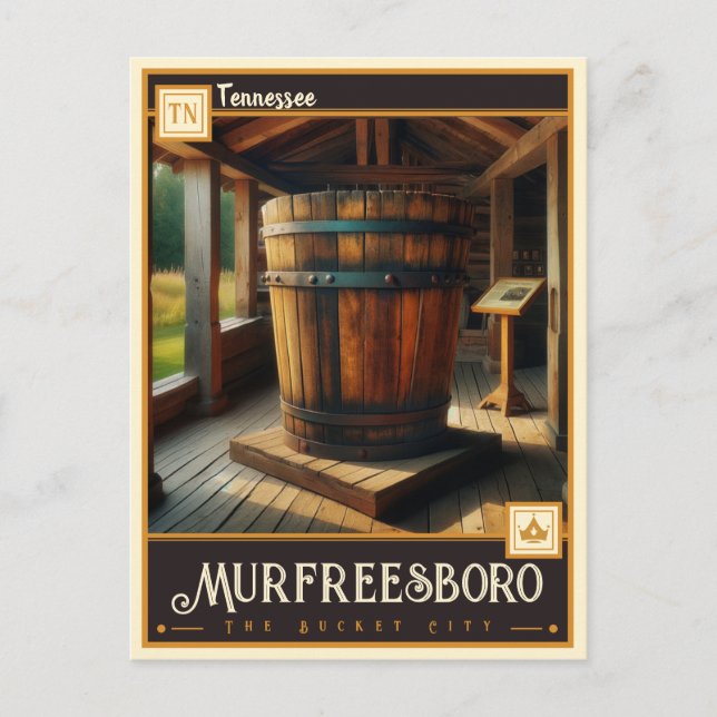 Murfreesboro, Tennessee | Vintage Postcard (Front)