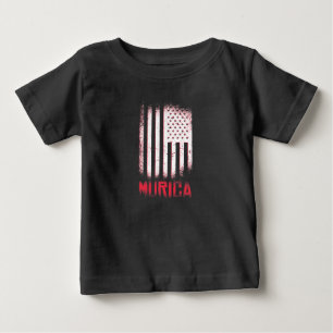 Murica Flag of USA Baby T-Shirt