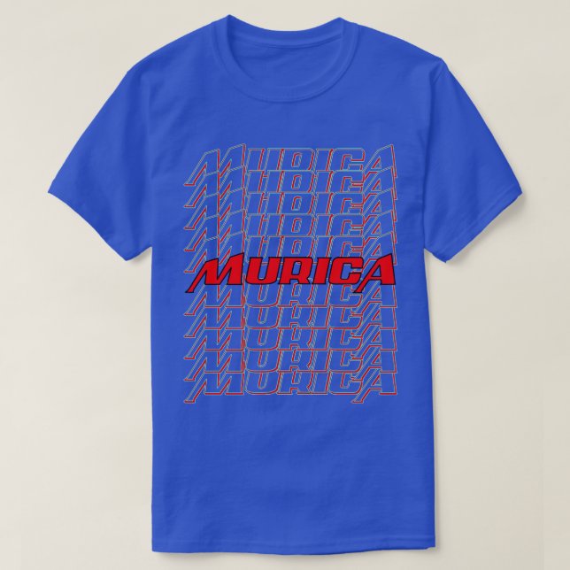 Murica neon T-Shirt (Design Front)