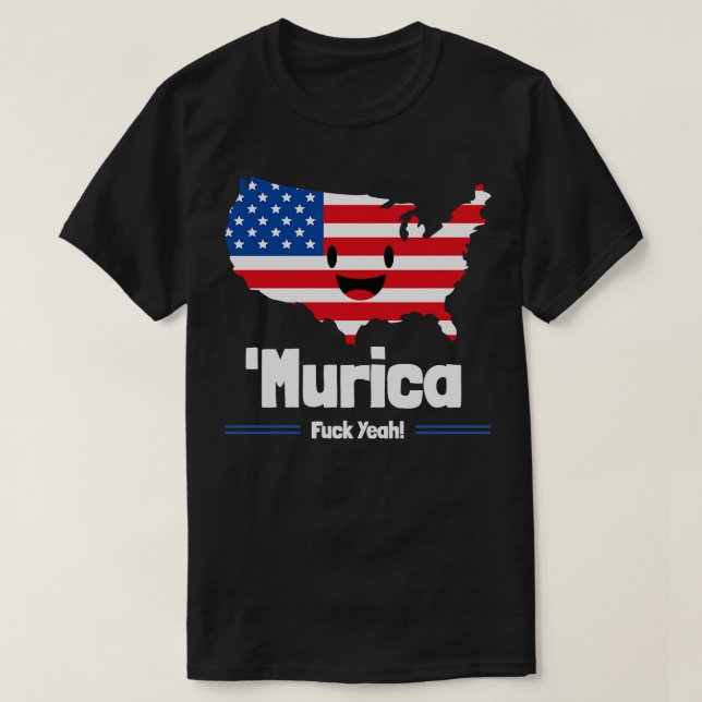 Murica Yeah T-Shirt (Design Front)